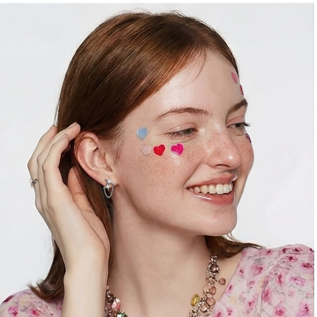 Stardust Chain Studs