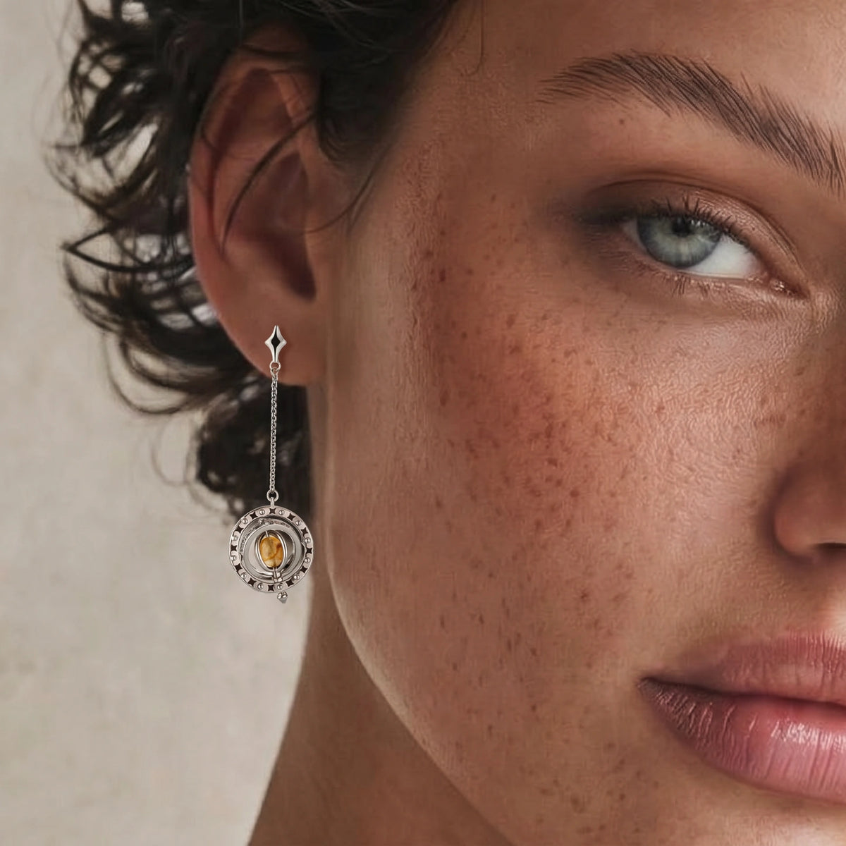 Orbital Asymmetric Earrings