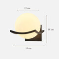 Lunar Glass Wall Light
