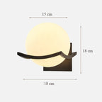 Lunar Glass Wall Light