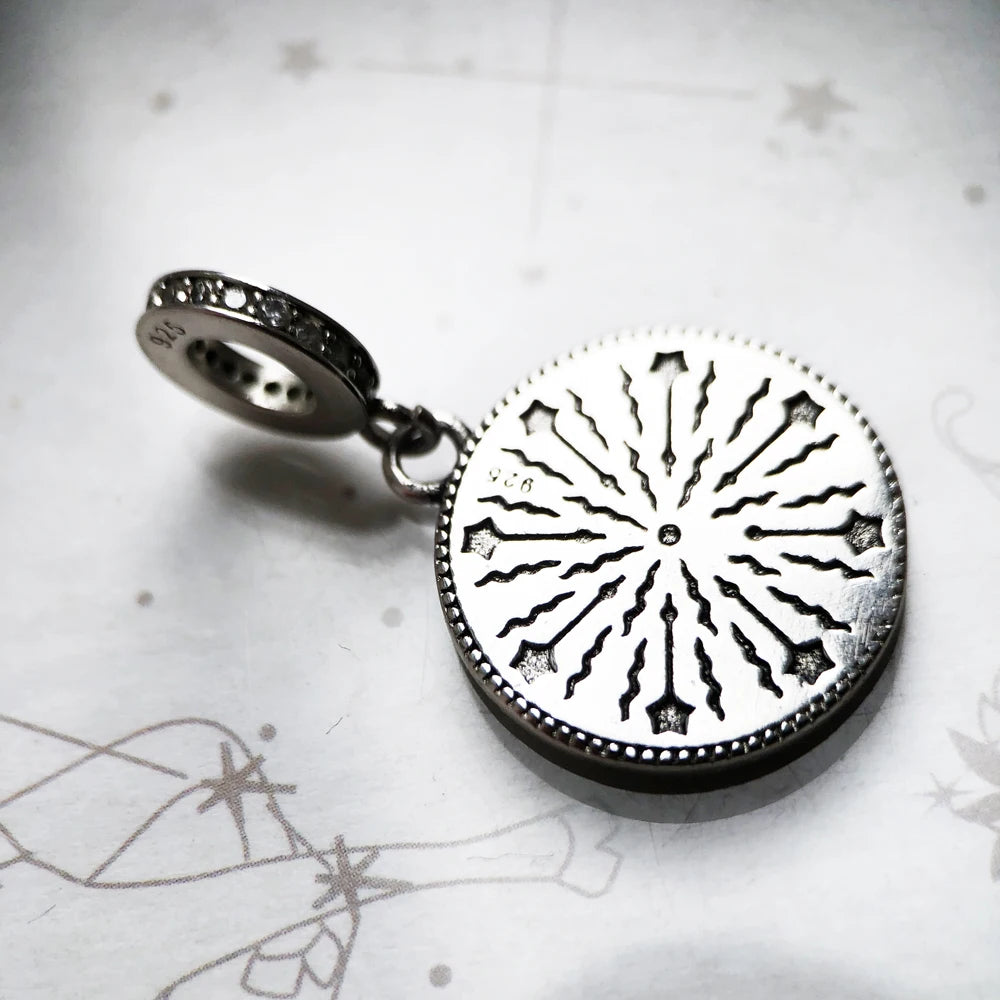 Moonphase Sterling Silver Charm
