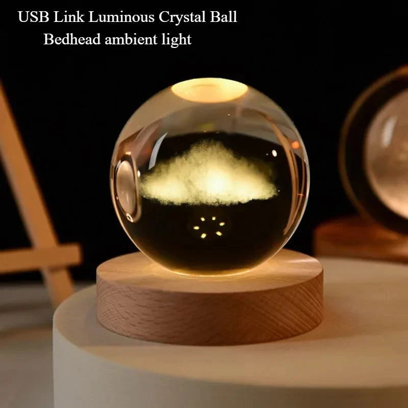 Solar System Crystal Globe