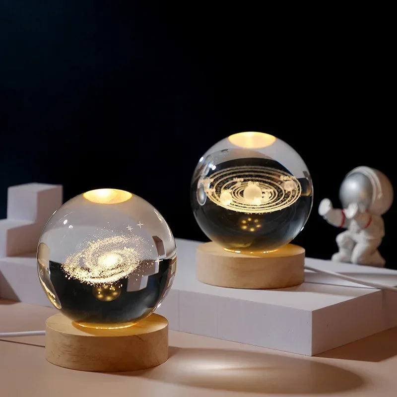 Moonlight Crystal Sphere Lamp