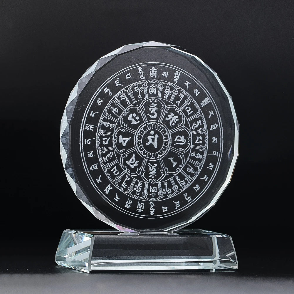 Celestial Astrolabe Crystal Ornament