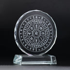 Celestial Astrolabe Crystal Ornament