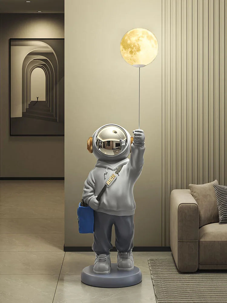 Lunar Explorer Astronaut Sculpture