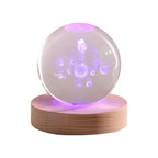 Solar System Crystal Globe