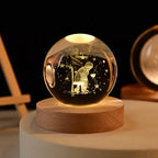Solar System Crystal Globe
