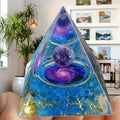 Cosmic Amethyst Pyramid