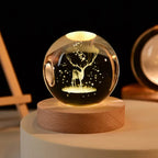 Solar System Crystal Globe