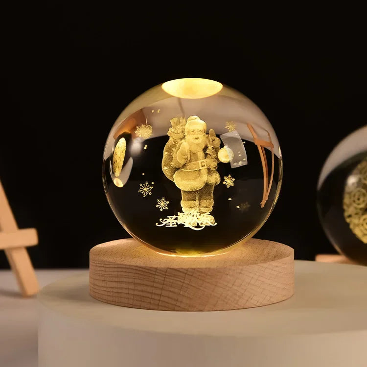 Solar System Crystal Globe