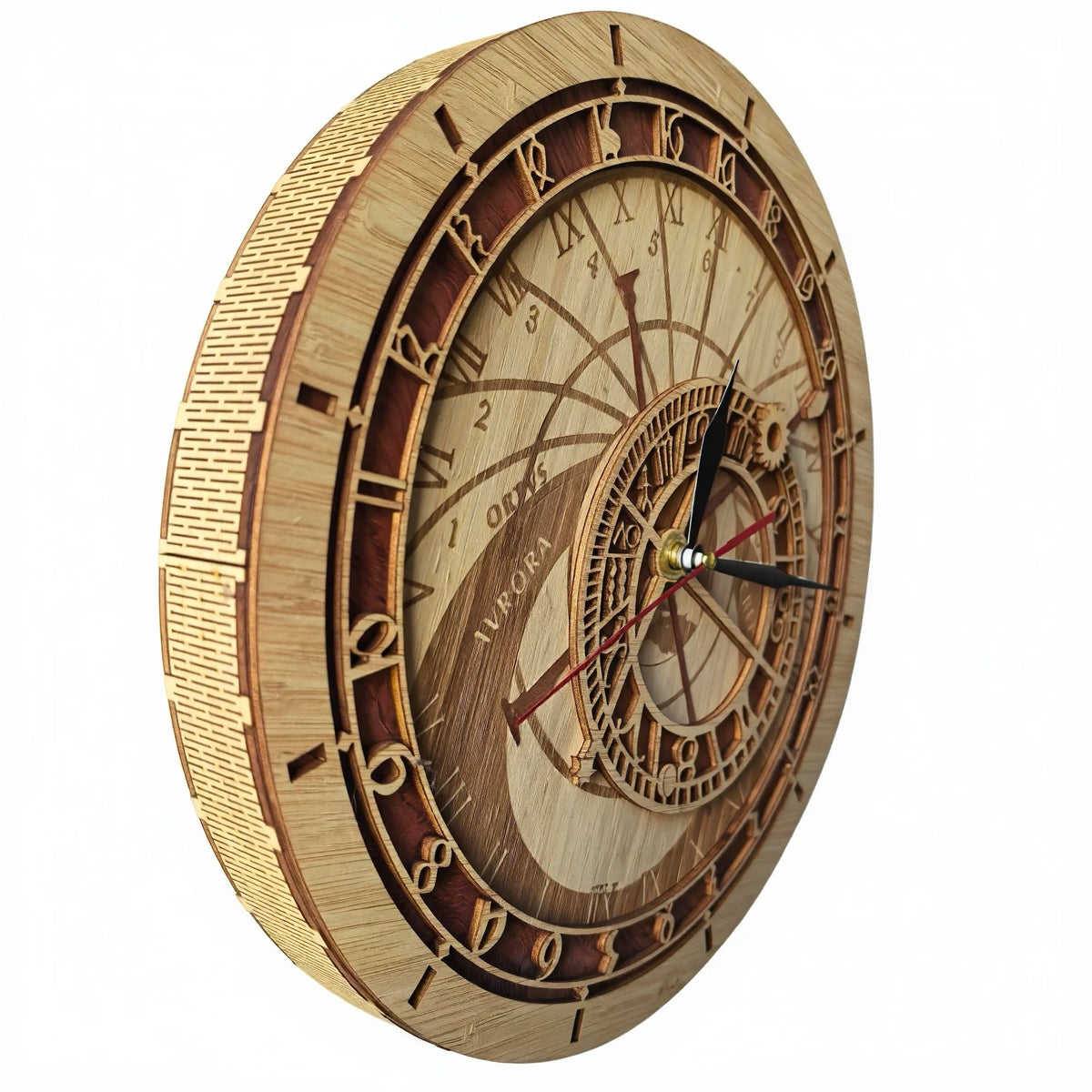 Prague Orrery Astronomical Wall Clock