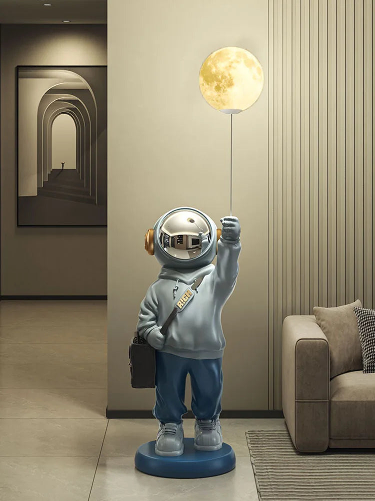 Lunar Explorer Astronaut Sculpture