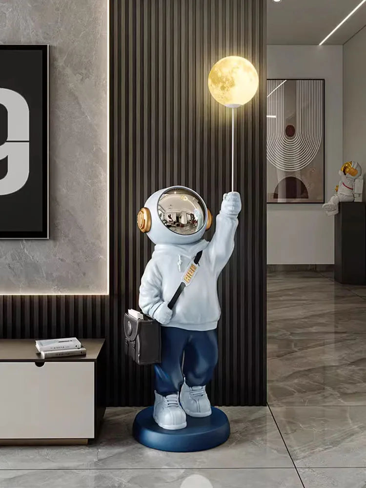 Lunar Explorer Astronaut Sculpture