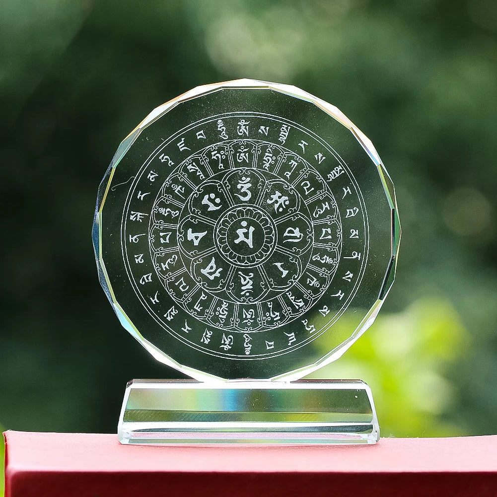 Celestial Astrolabe Crystal Ornament
