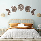 Moonphase Wooden Wall Sculpture