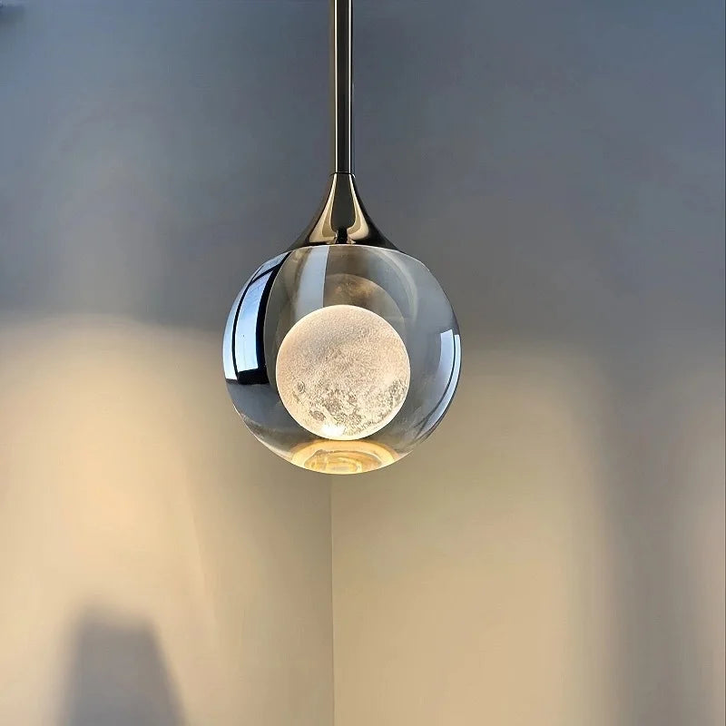 Lunar Crystal Pendant Light