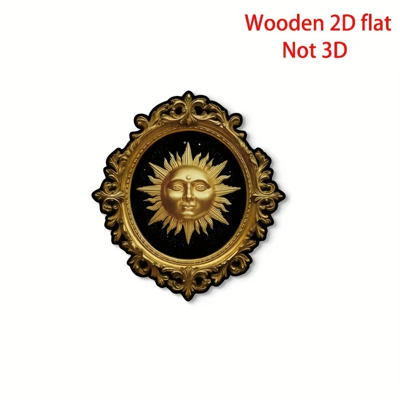 Sun & Moon Wooden Wall Panels