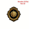 Sun & Moon Wooden Wall Panels