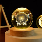 Solar System Crystal Globe