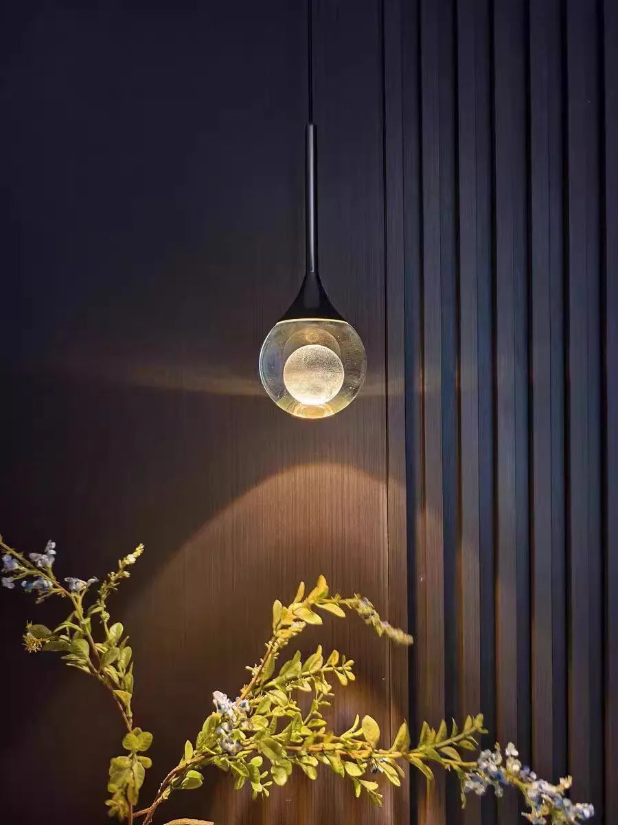 Lunar Crystal Pendant Light