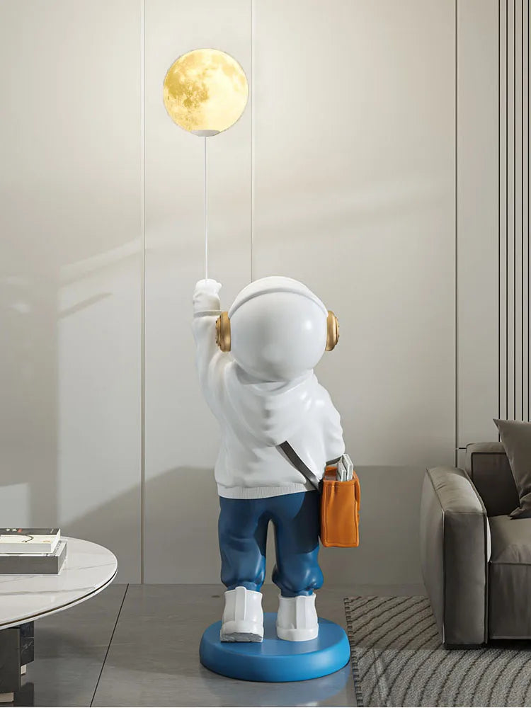 Lunar Explorer Astronaut Sculpture
