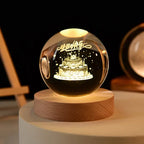 Solar System Crystal Globe