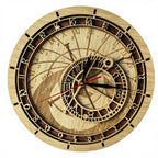 Prague Orrery Astronomical Wall Clock