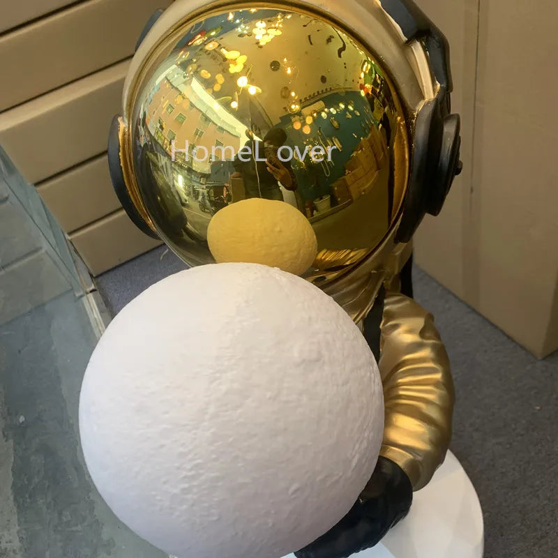 Astronaut Floor Light Sculpture
