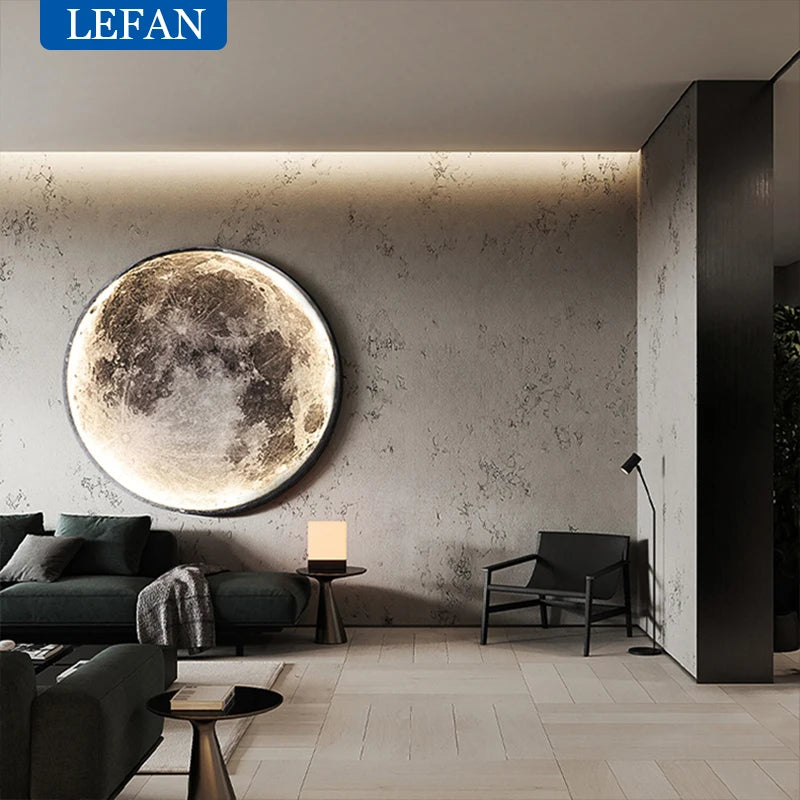 Lunar Arc Statement Wall Light