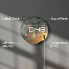 Full Moon Digital Wall Clock