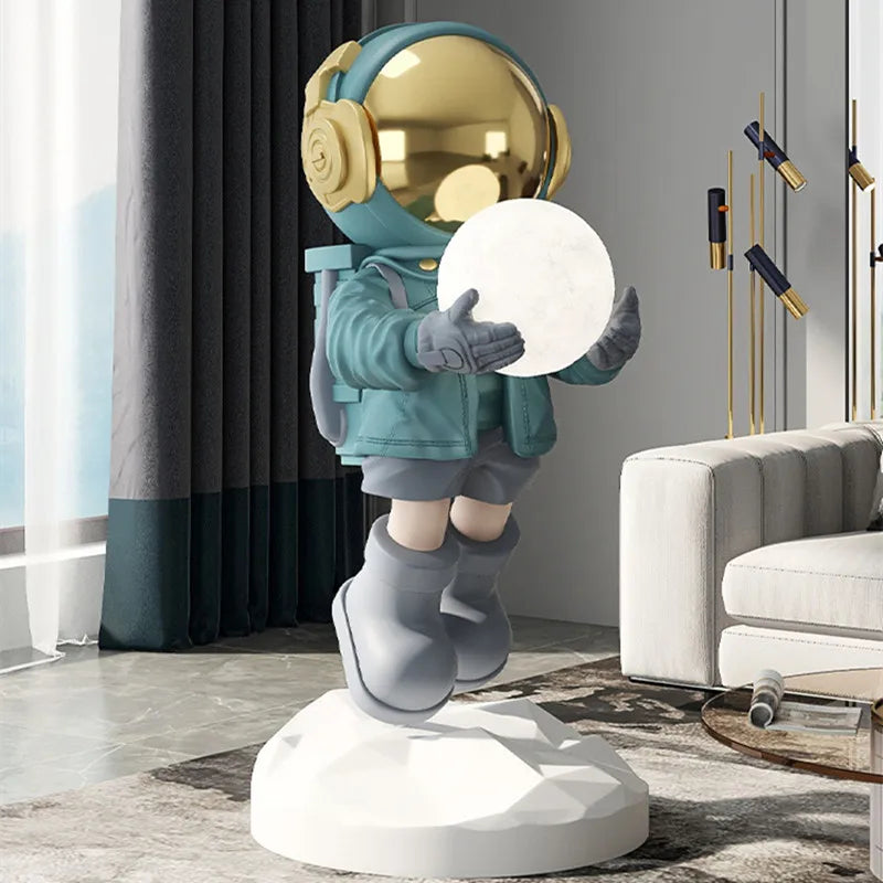 Astronaut Floor Light Sculpture