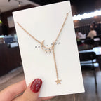 Celestial Moon & Star Necklace