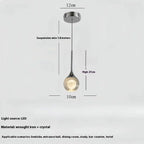 Lunar Crystal Pendant Light