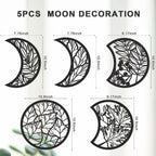 Moonphase Wooden Wall Sculpture