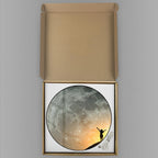 Full Moon Digital Wall Clock
