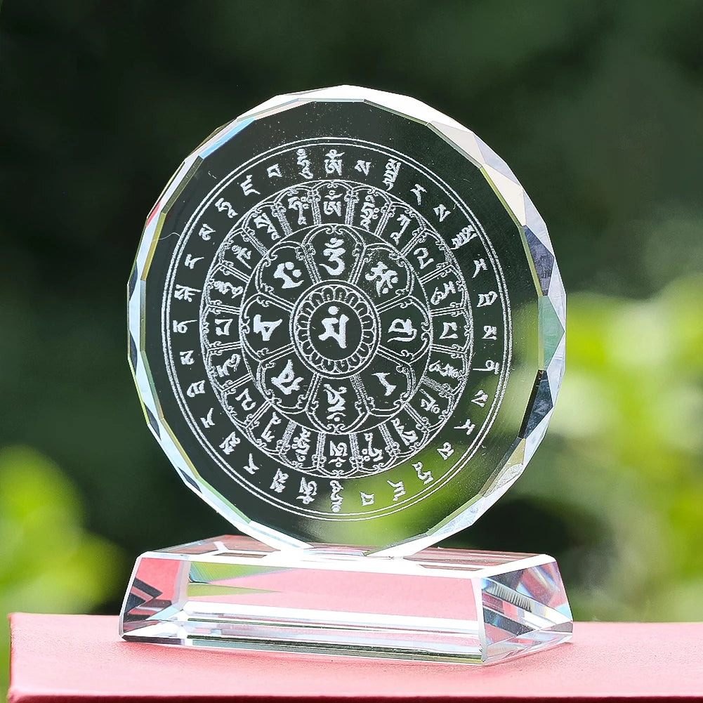 Celestial Astrolabe Crystal Ornament