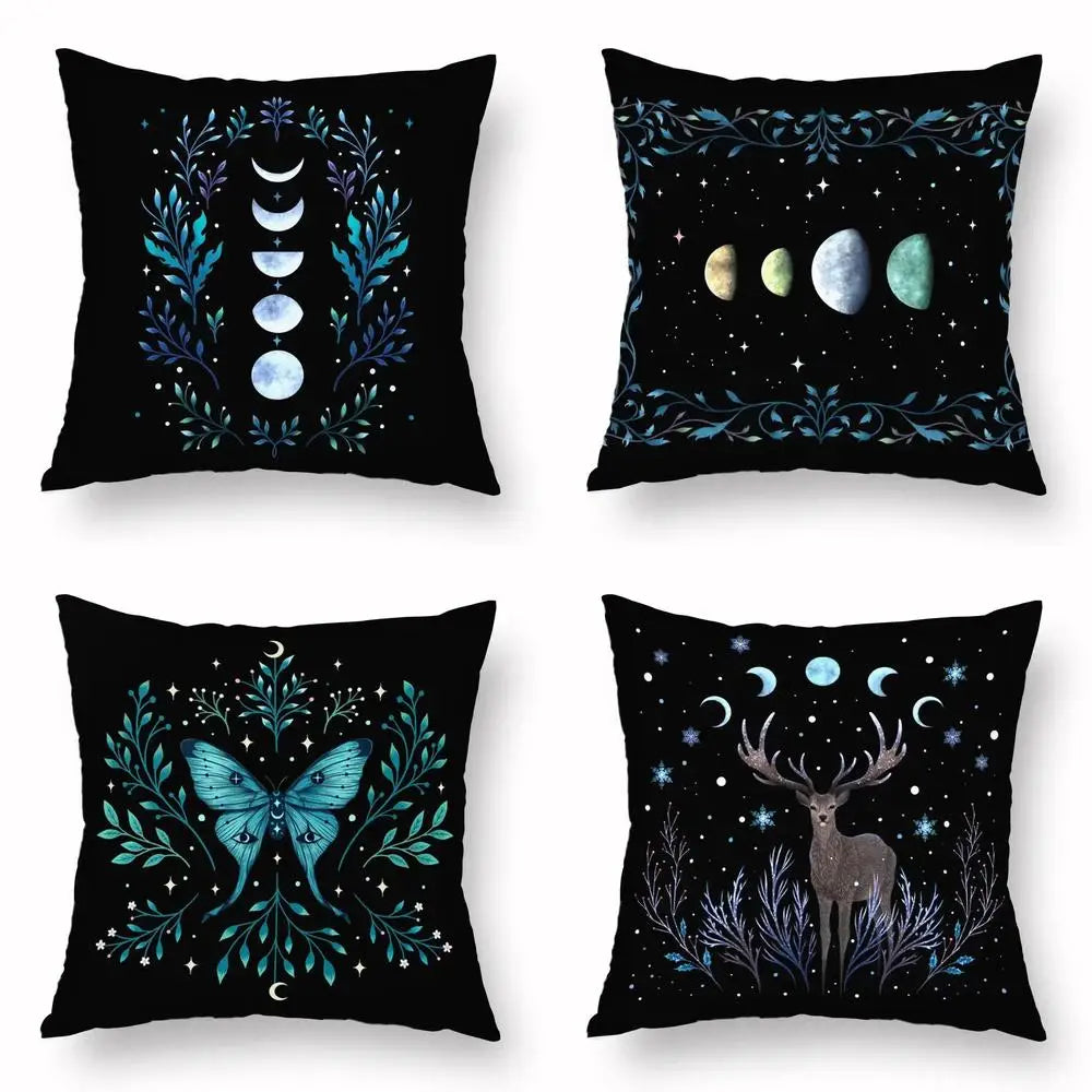 Moonphase Celestial Cushion Cover