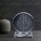 Celestial Astrolabe Crystal Ornament