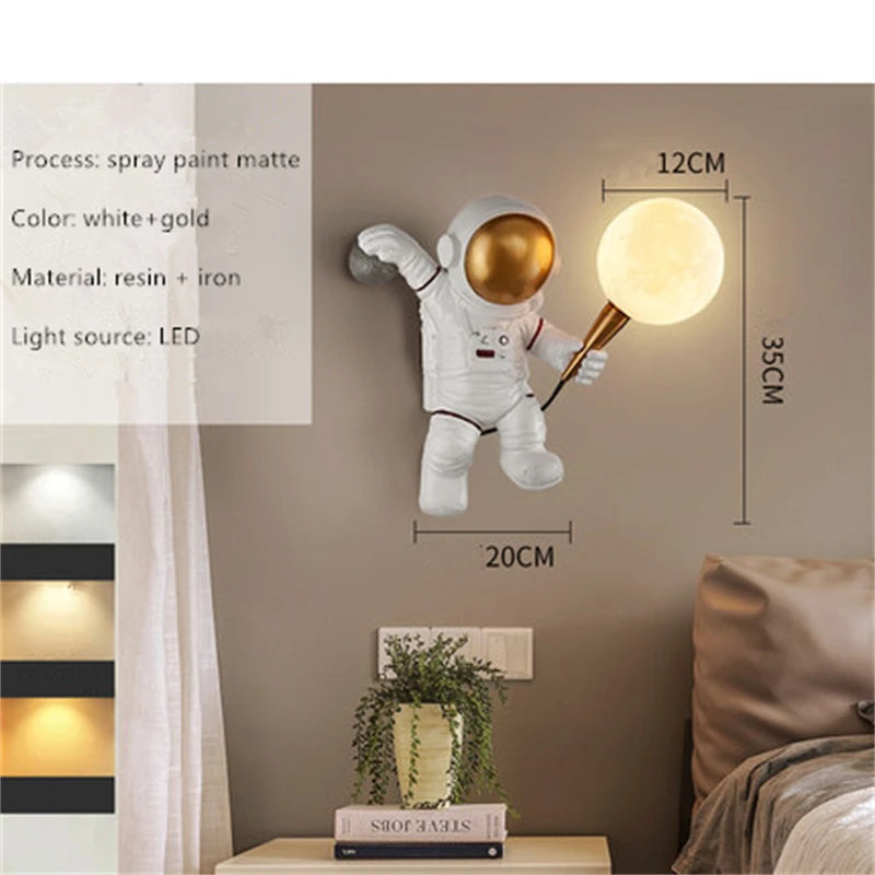Astronaut Floor Light Sculpture