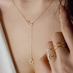 Celestial Moon & Star Necklace