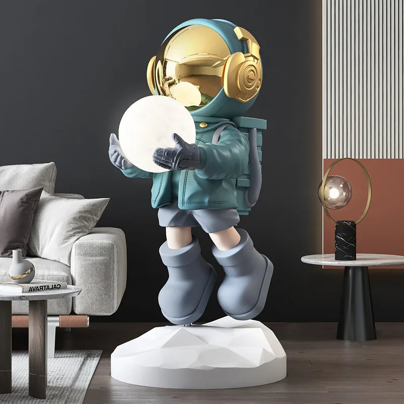 Astronaut Floor Light Sculpture