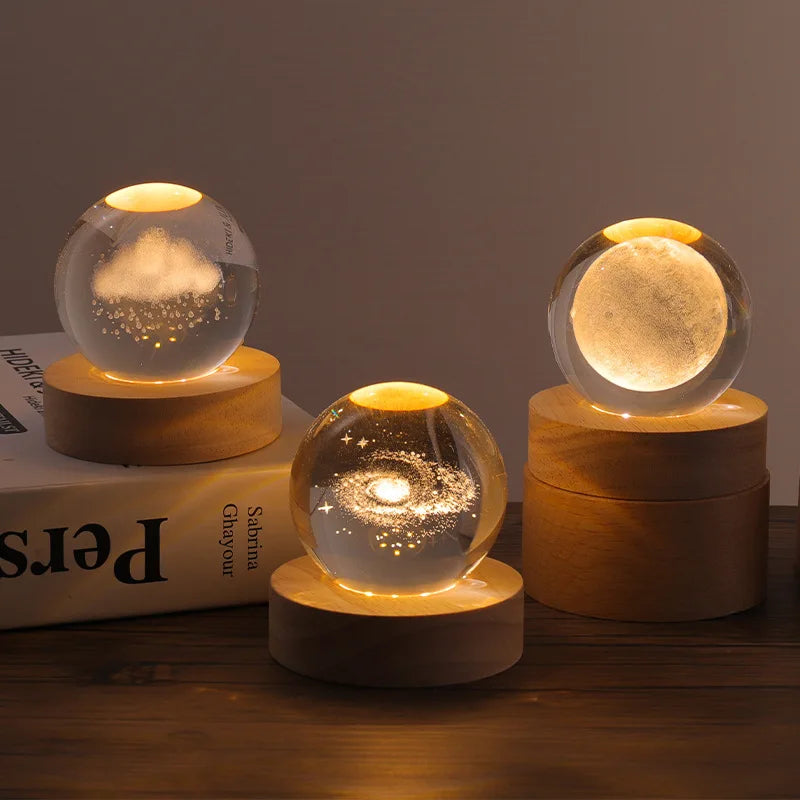 Moonlight Crystal Sphere Lamp