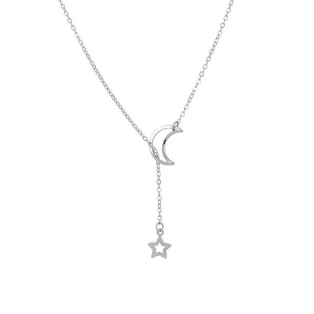 Celestial Moon & Star Necklace