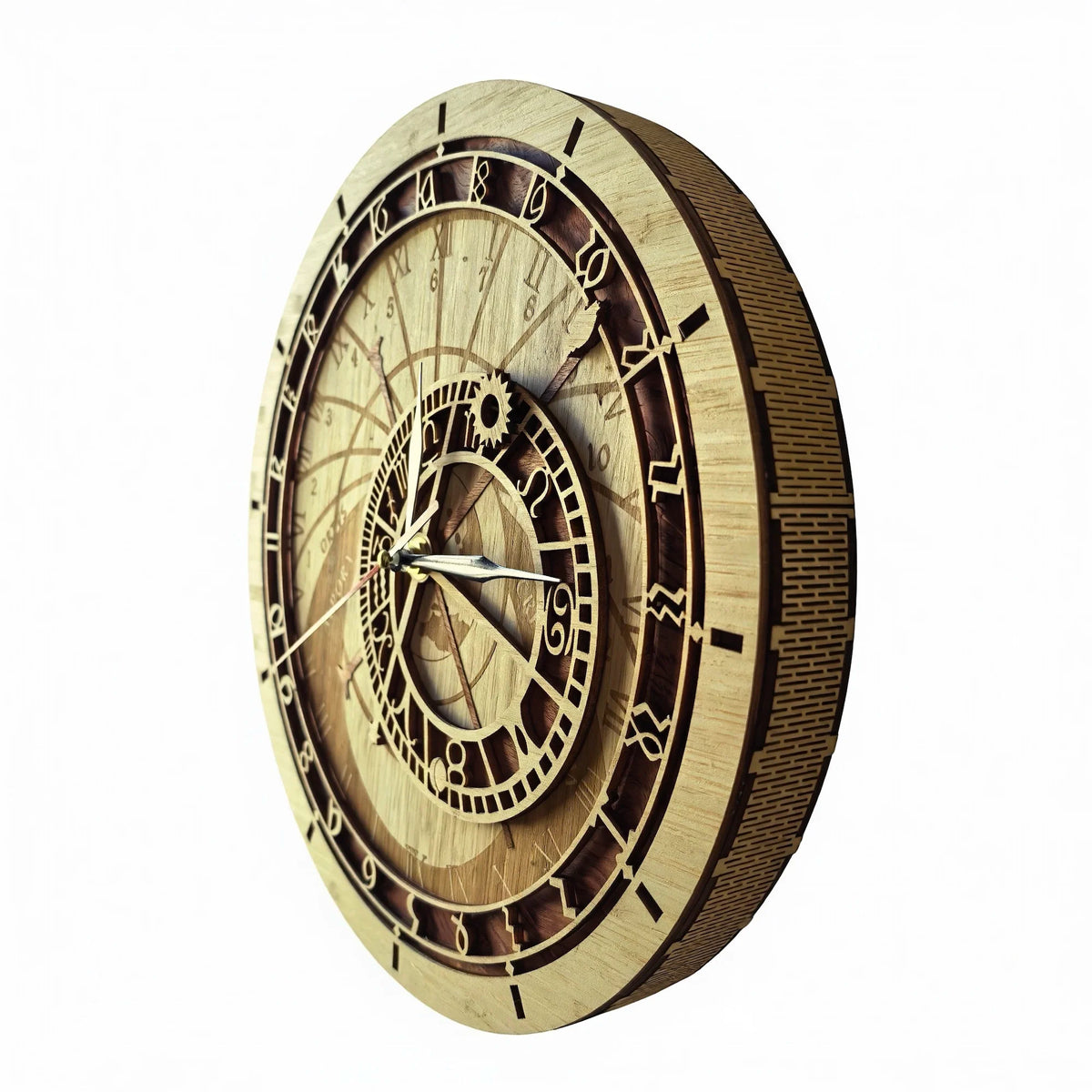 Prague Orrery Astronomical Wall Clock