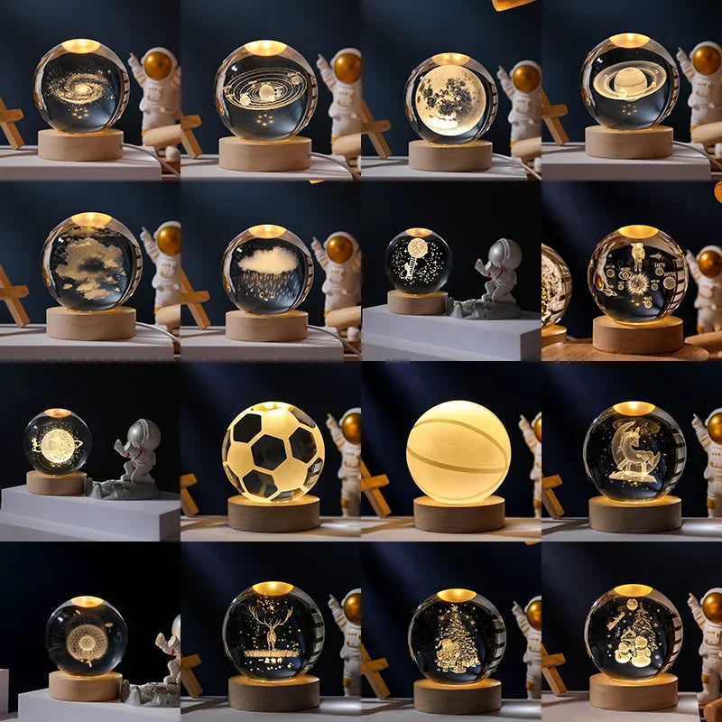 Celestial Crystal Globe Light