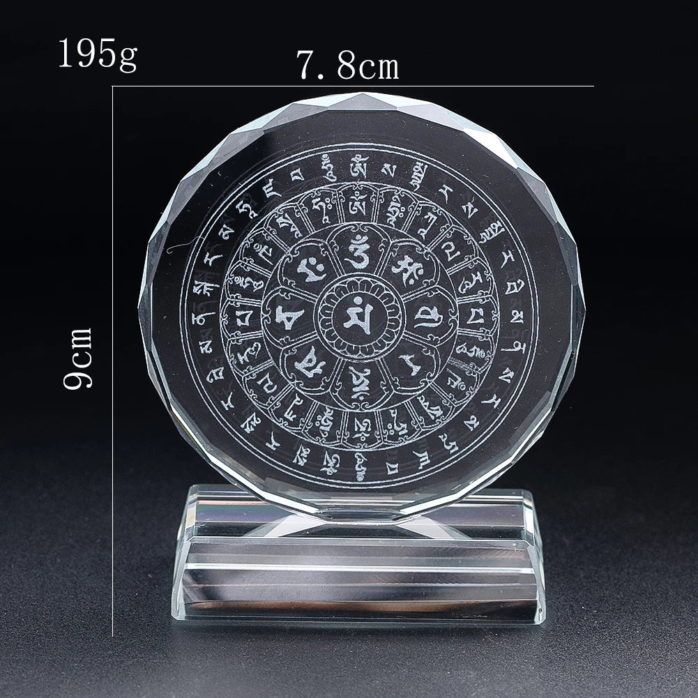 Celestial Astrolabe Crystal Ornament