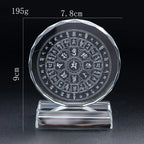 Celestial Astrolabe Crystal Ornament