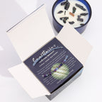Zodiac Crystal Candle & Gemstone Bracelet — Sagittarius