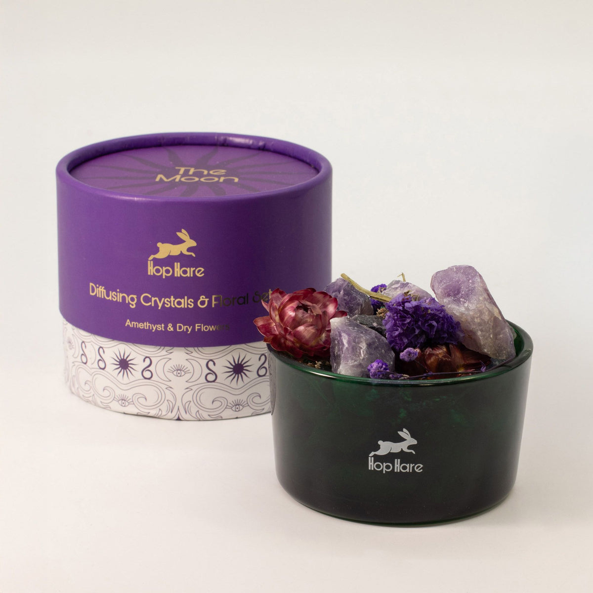 Lunar Bloom — Diffusing Crystal & Floral Set